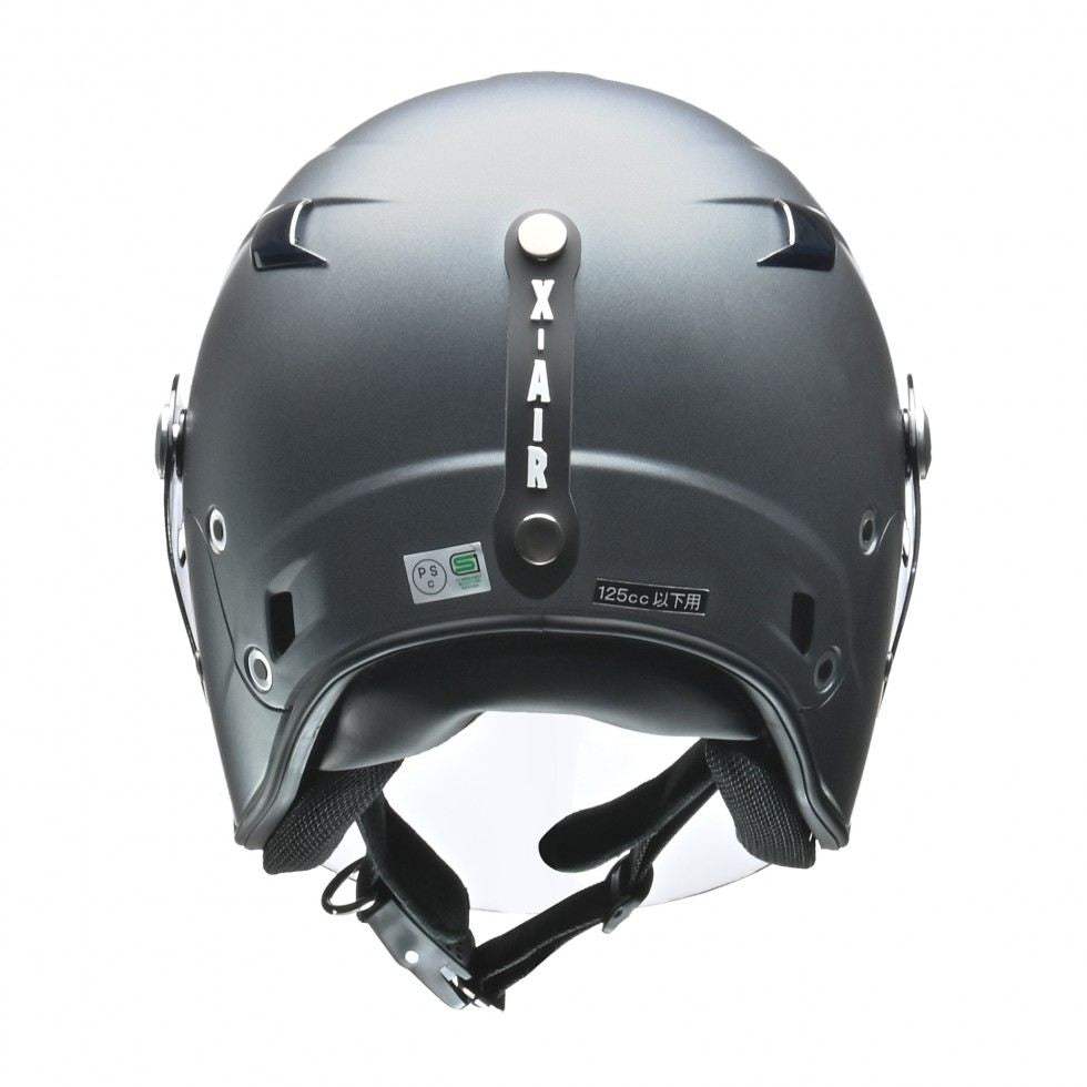 RAZZO STRADA X-AIR Semi-Jet Helmet Matte Gunmetal