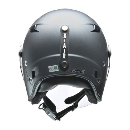 RAZZO STRADA X-AIR Semi-Jet Helmet Matte Gunmetal