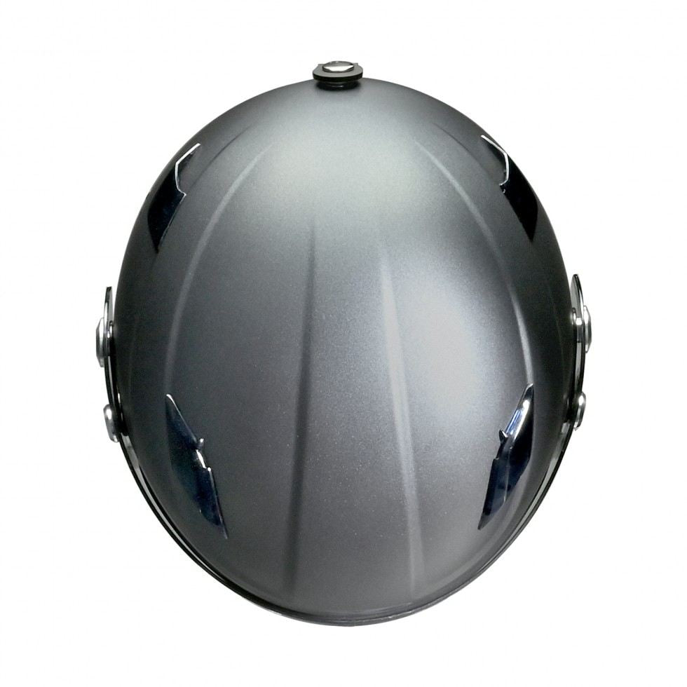 RAZZO STRADA X-AIR Semi-Jet Helmet Matte Gunmetal