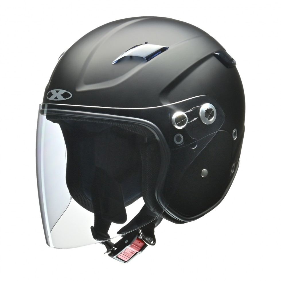 RAZZO STRADA X-AIR セミジェット ヘルメット マットブラック