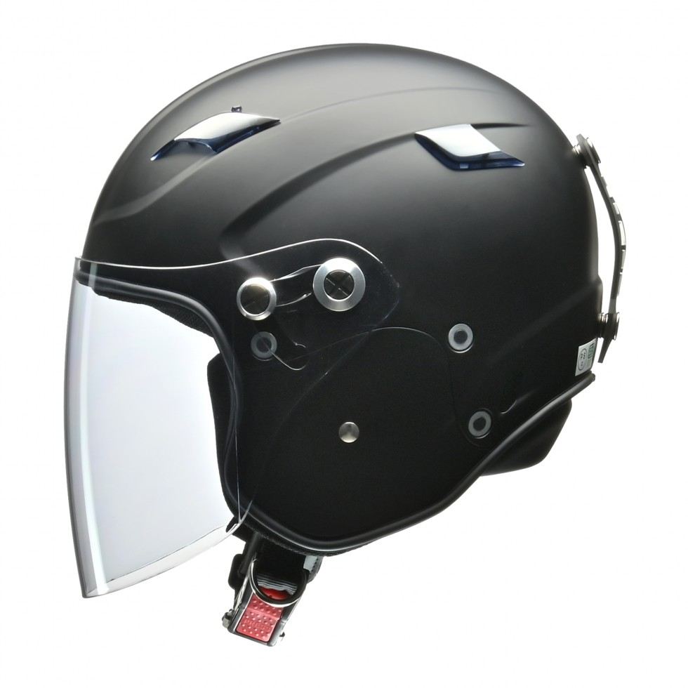 RAZZO STRADA X-AIR セミジェット ヘルメット マットブラック