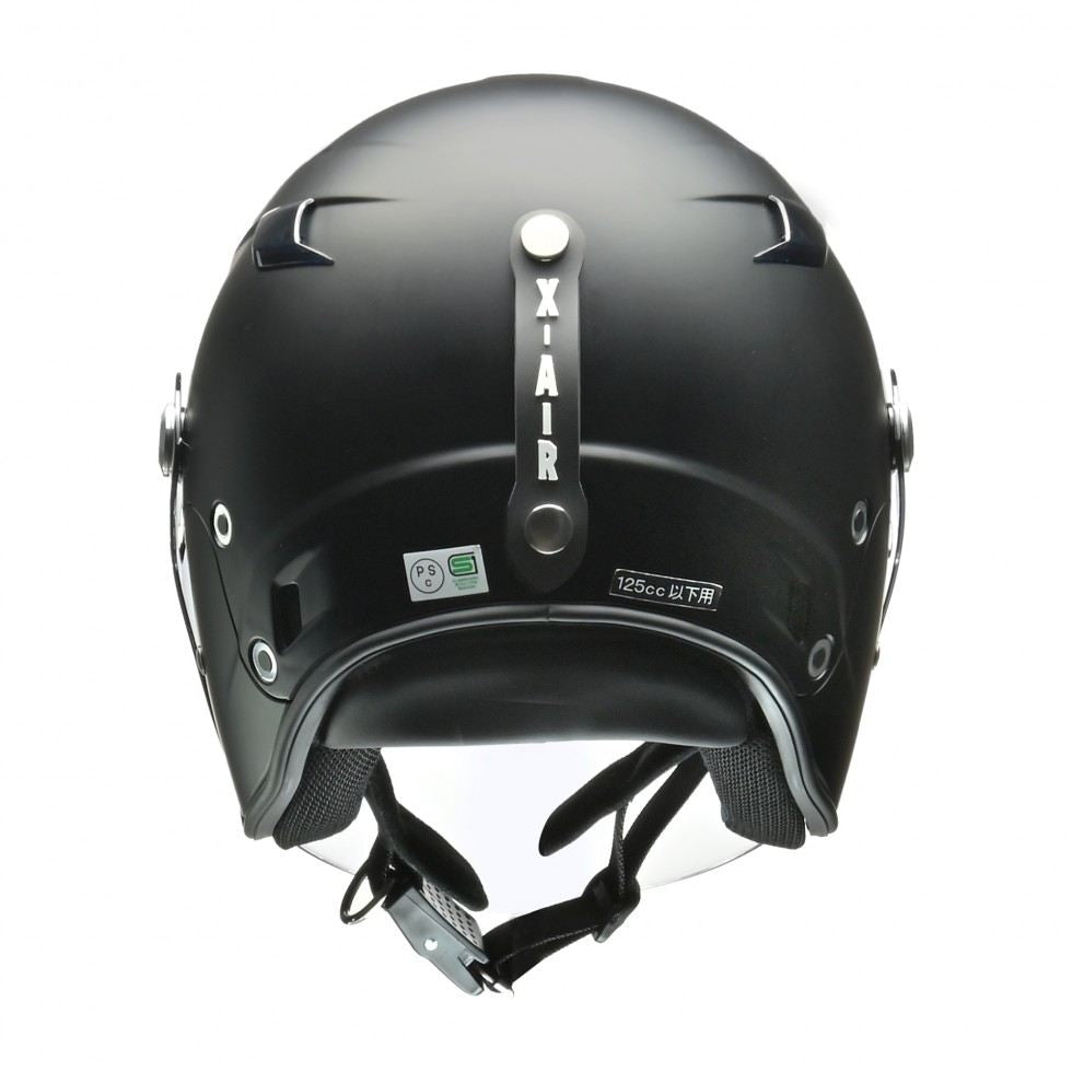 RAZZO STRADA X-AIR セミジェット ヘルメット マットブラック