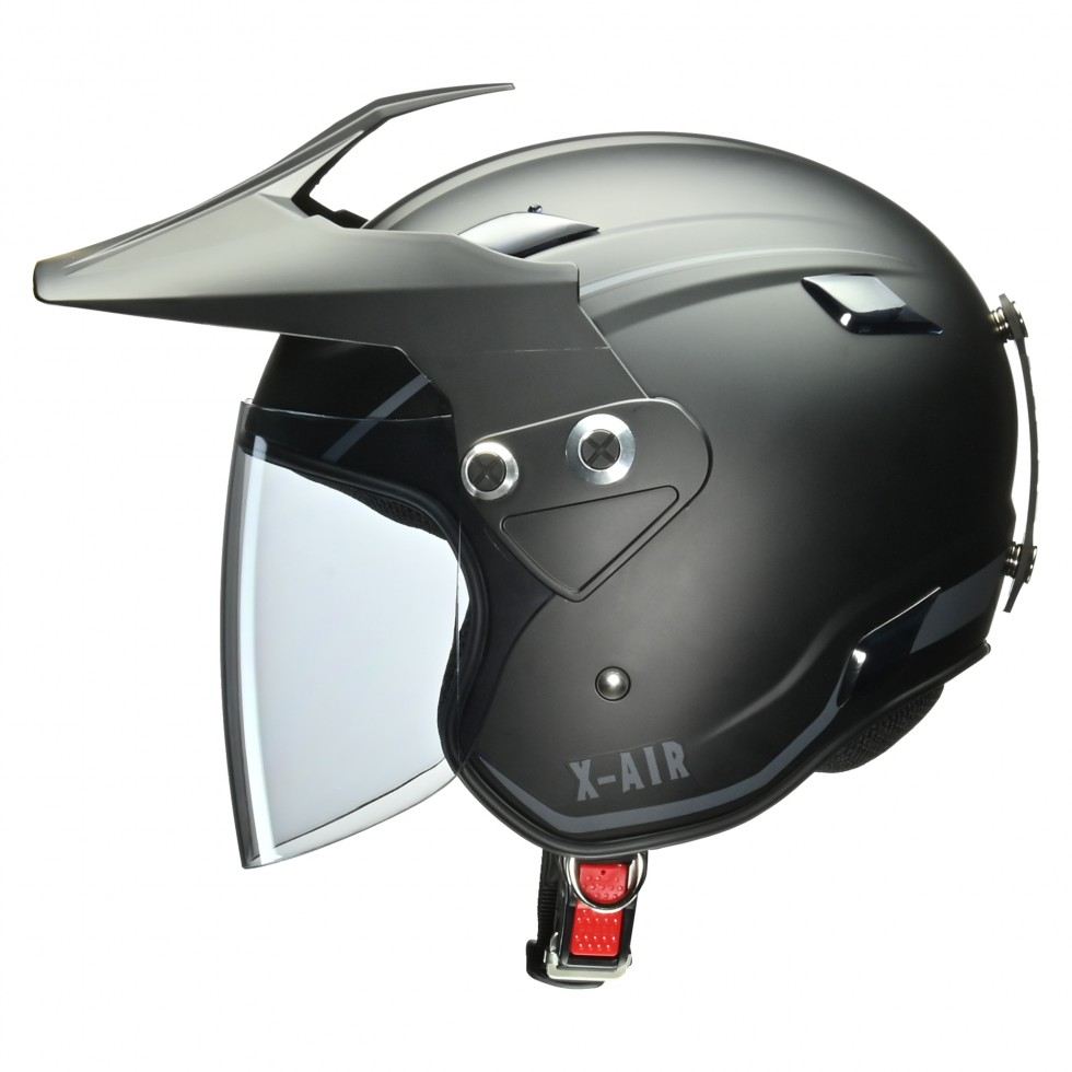 X-AIR RAZZO-V Jet Helmet Matte Black