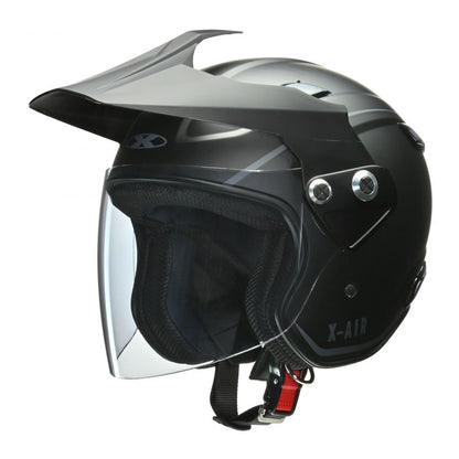 X-AIR RAZZO-V Jet Helmet Matte Black