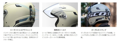 X-AIR RAZZO-V Jet Helmet Matte Black