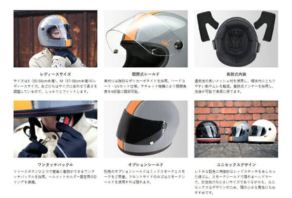Klein Full Face Helmet Black/Red