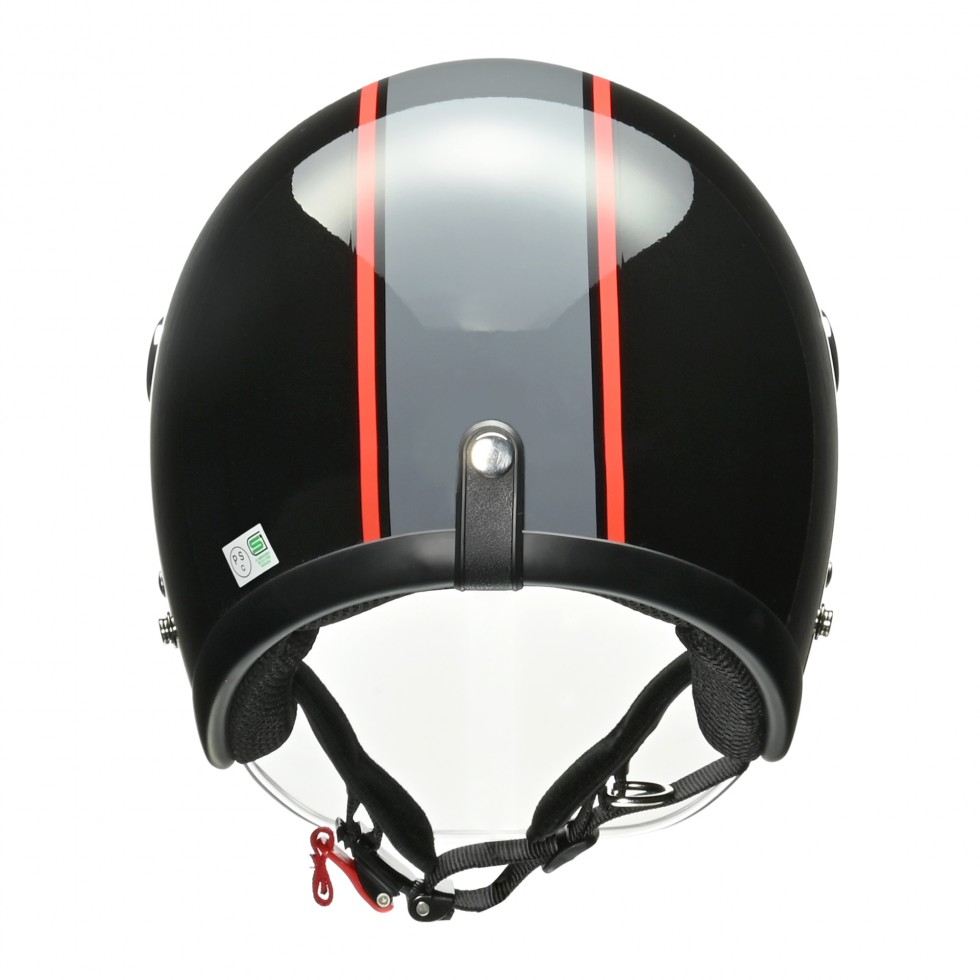 BARTON(バートン) BC-10 ジェット ヘルメット ブラック/グレー フリーサイズ(57～60cm未満)