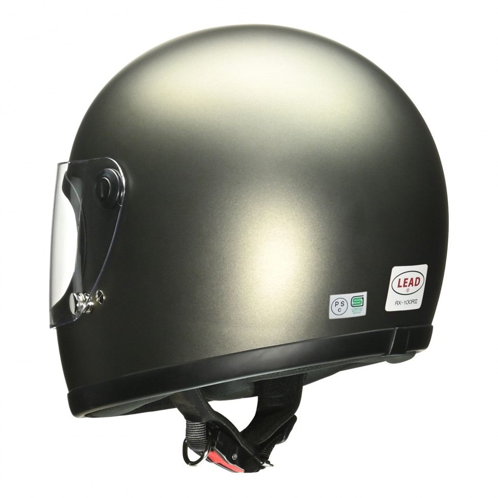 RX-100R2 Full-Face Helmet, Matte Dark Silver, Free Size (under 57-60cm)