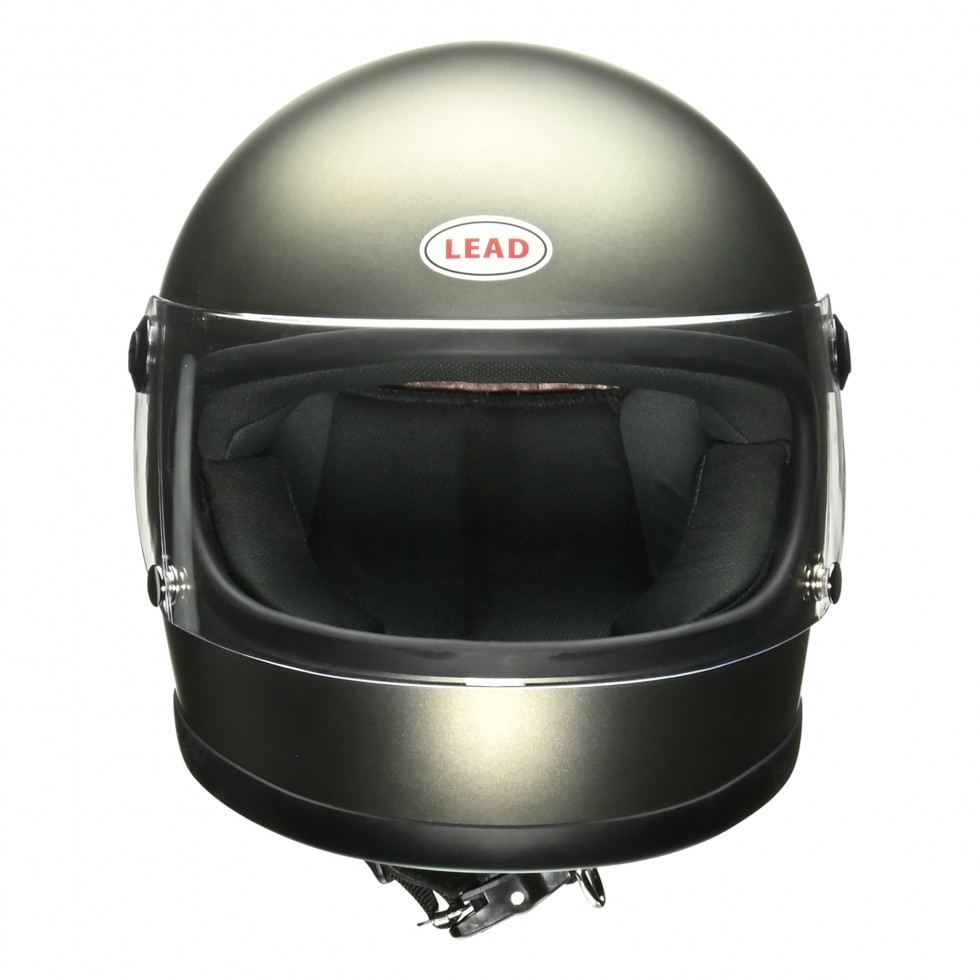 RX-100R2 Full-Face Helmet, Matte Dark Silver, Free Size (under 57-60cm)