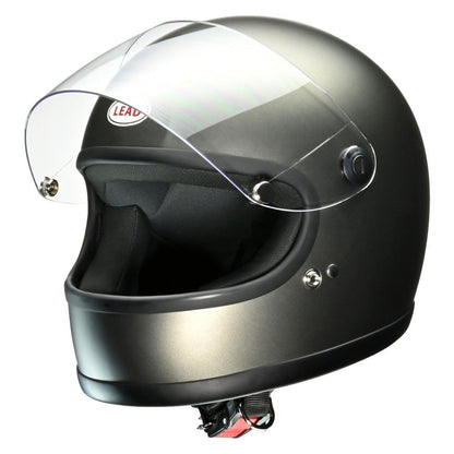 RX-100R2 Full-Face Helmet, Matte Dark Silver, Free Size (under 57-60cm)