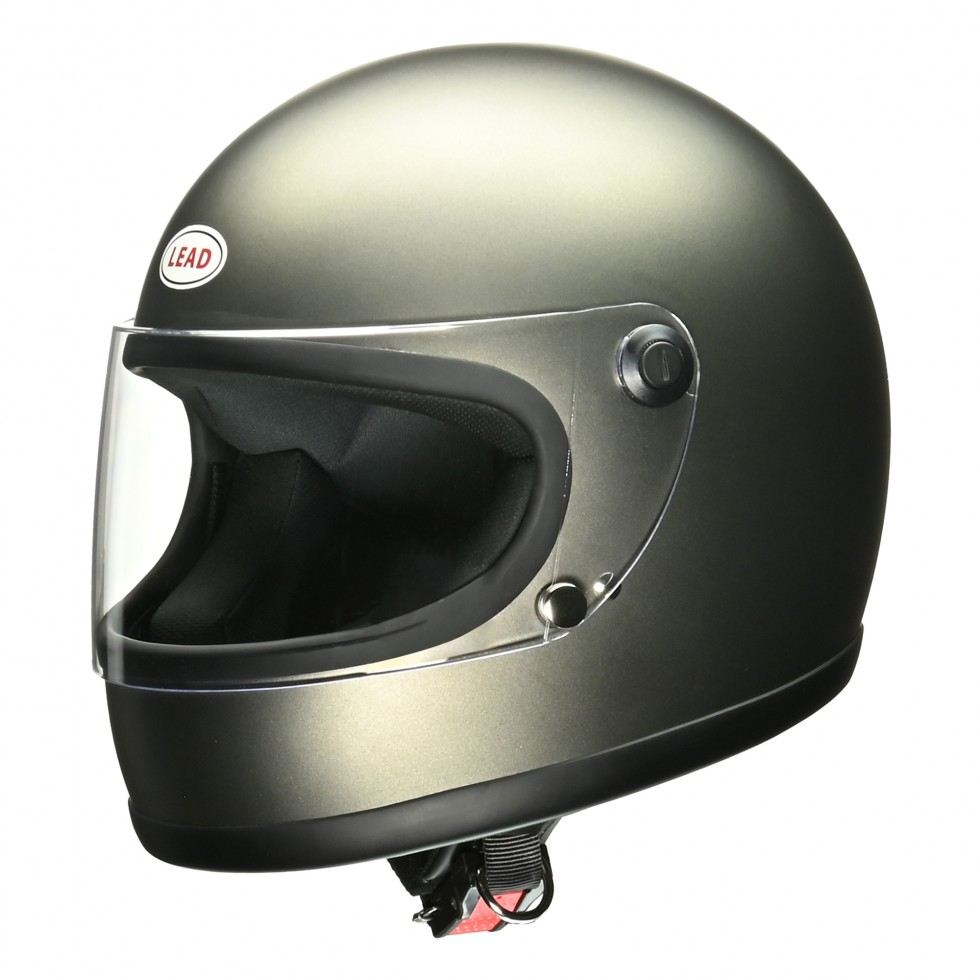 RX-100R2 Full-Face Helmet, Matte Dark Silver, Free Size (under 57-60cm)