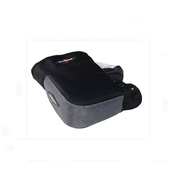 バイク用 ハンドルカバー グレー