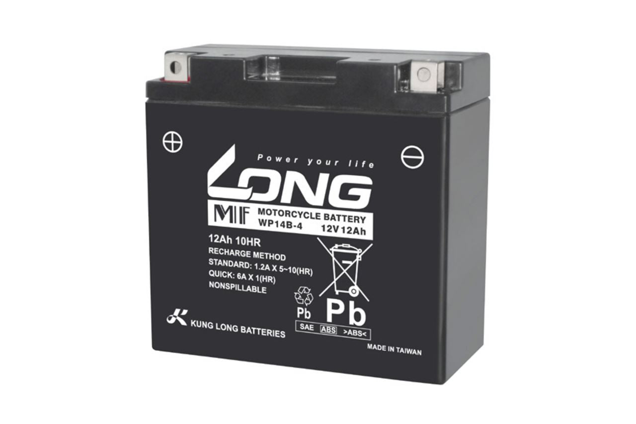 バッテリー 12V 12Ah 液注入済 互換 GT14B-4 YT14B-BS