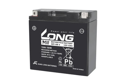 バッテリー 12V 12Ah 液注入済 互換 GT14B-4 YT14B-BS