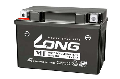 バッテリー 12V 8Ah 液注入済 互換 YTX9-BS FTX9-BS GTX9-BS KTX9-BS