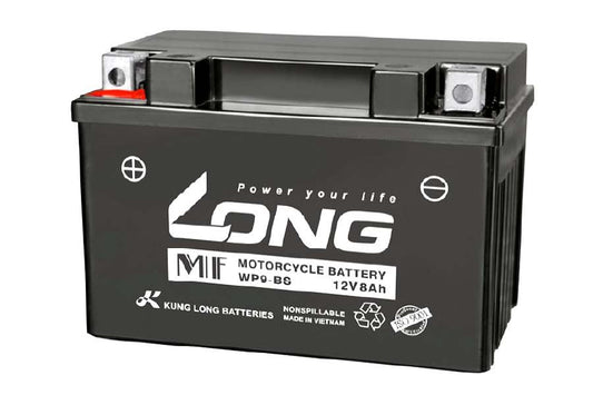 バッテリー 12V 8Ah 液注入済 互換 YTX9-BS FTX9-BS GTX9-BS KTX9-BS