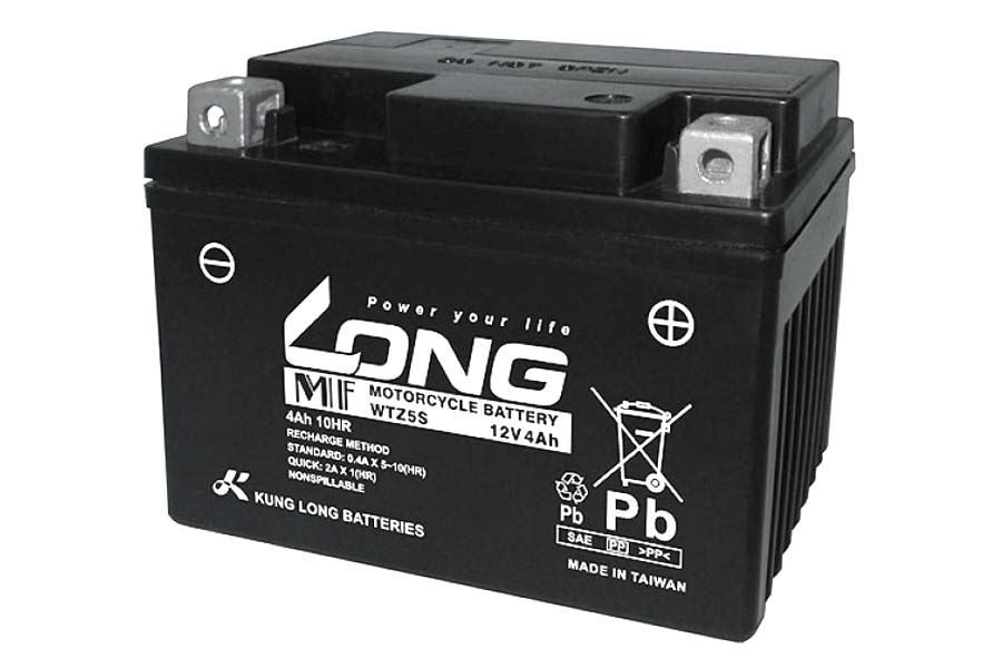 バッテリー 12V 4Ah 液注入済 互換 YTZ5S GTZ5S YTX4L-BS YT4L-BS YTZ4V GTZ4V