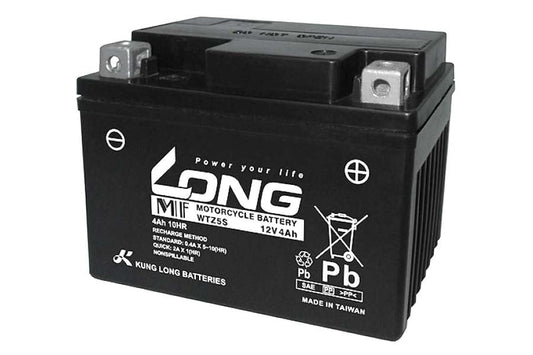 バッテリー 12V 4Ah 液注入済 互換 YTZ5S GTZ5S YTX4L-BS YT4L-BS YTZ4V GTZ4V