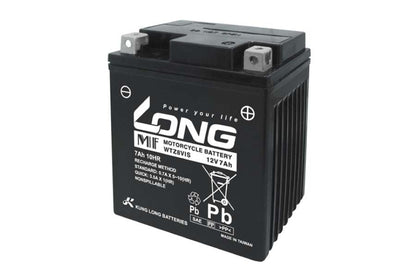 Battery 12V 7Ah Pre-filled Compatible with GTZ8V YTZ8V YTX7L-BS TTZ8V GTX7A-BS FTZ8V FTX7L-BS