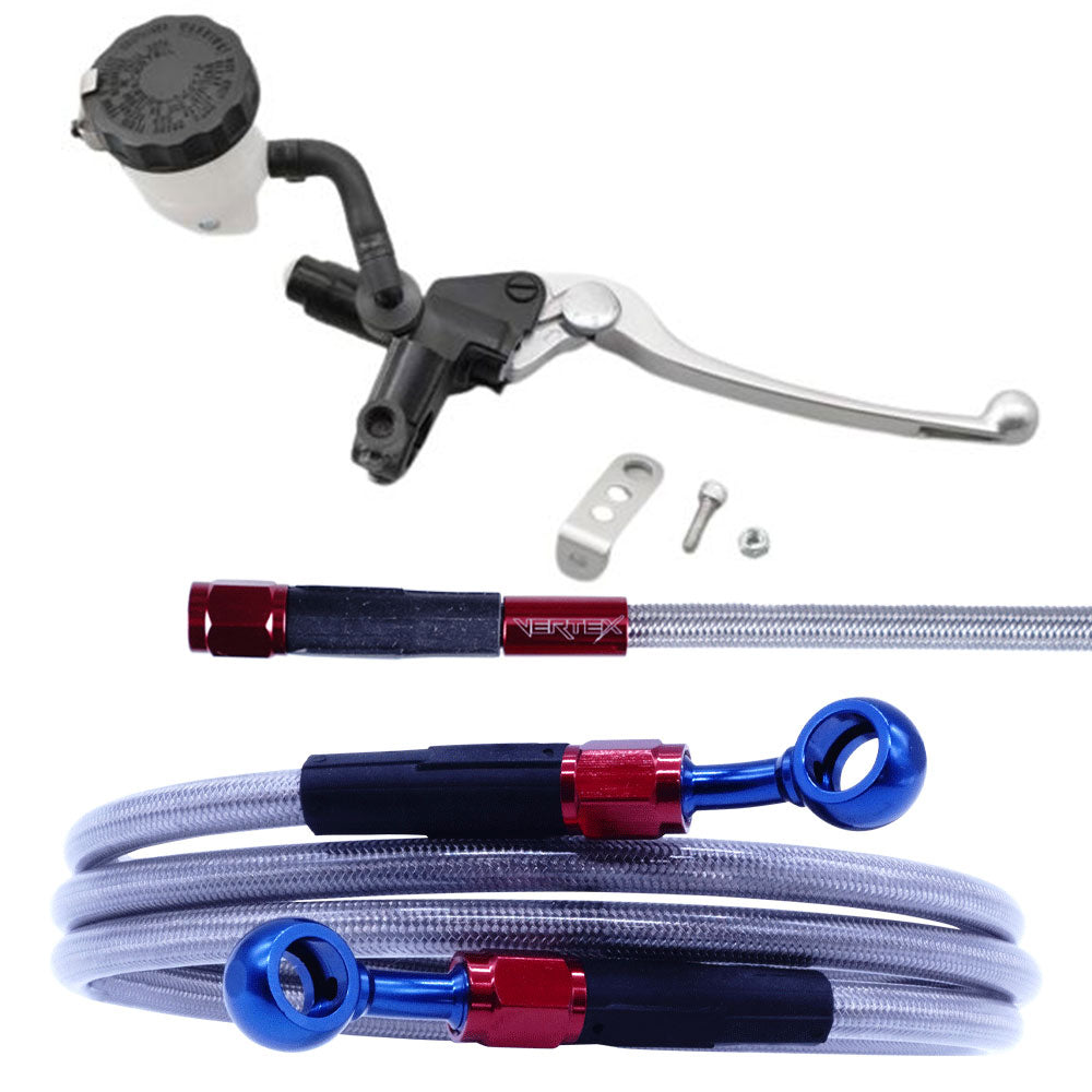 VFR400R メッシュ ブレーキホース マスターシリンダー　セット