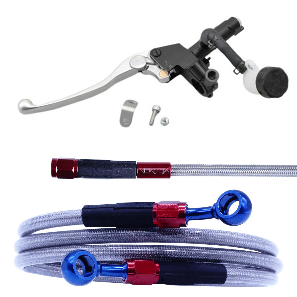 ZRX1200 DAEG Mesh Clutch Hose Master Cylinder Set