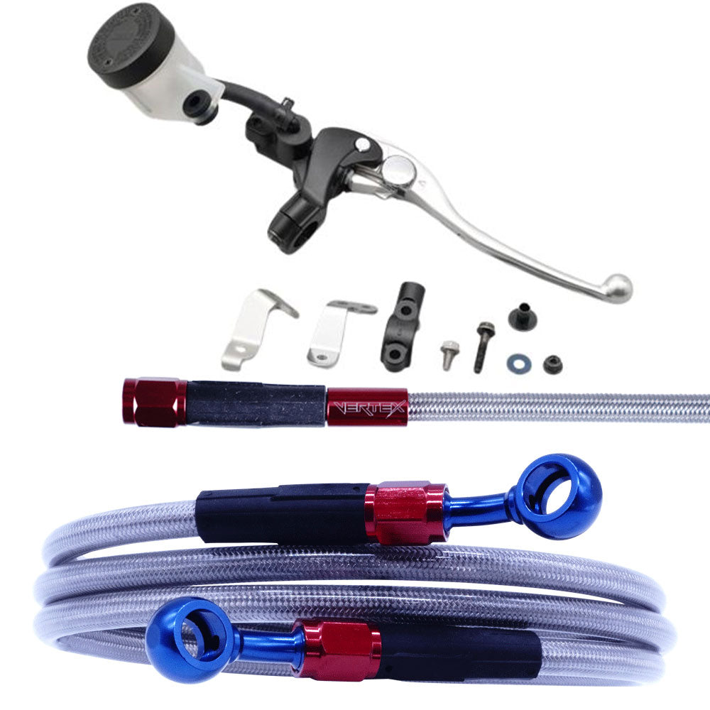 ZRX1100 メッシュ ブレーキホース マスターシリンダー　セット