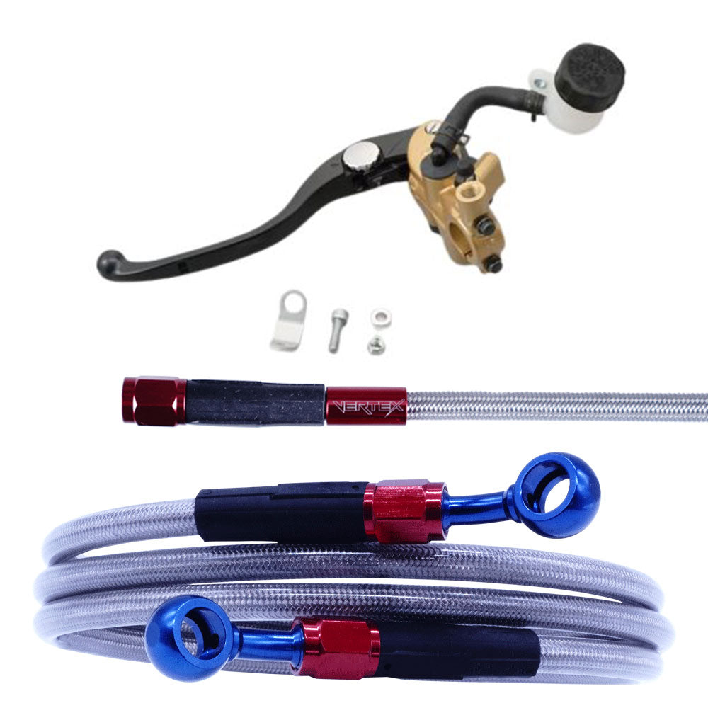 ZRX1200 DAEG Mesh Clutch Hose Master Cylinder Set