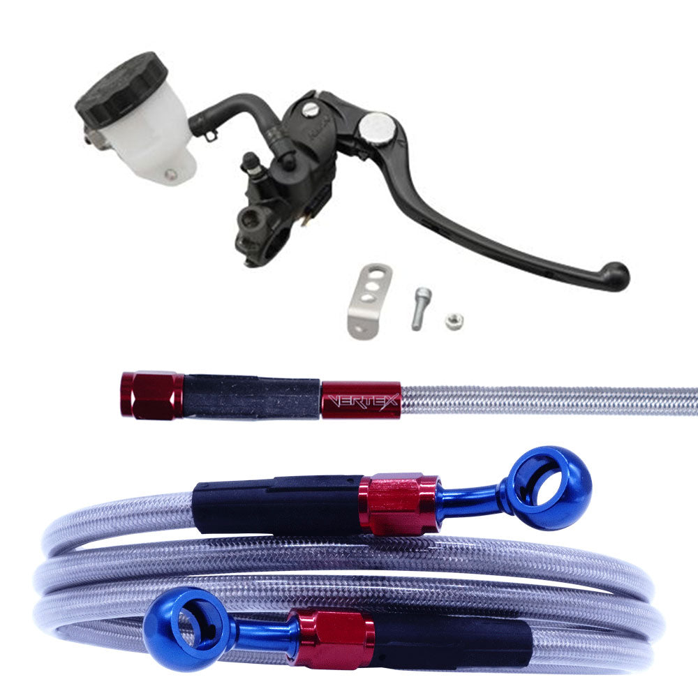 インパルス400 メッシュ ブレーキホース マスターシリンダー　セット