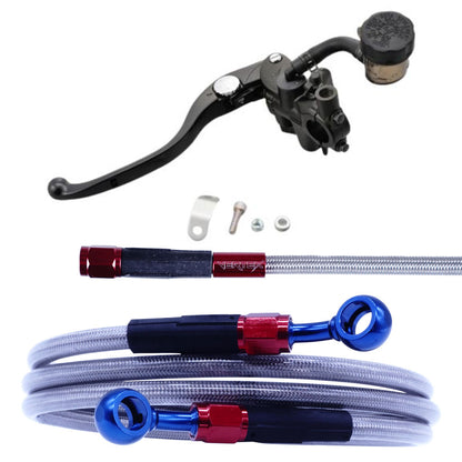 ZRX1200 DAEG Mesh Clutch Hose Master Cylinder Set