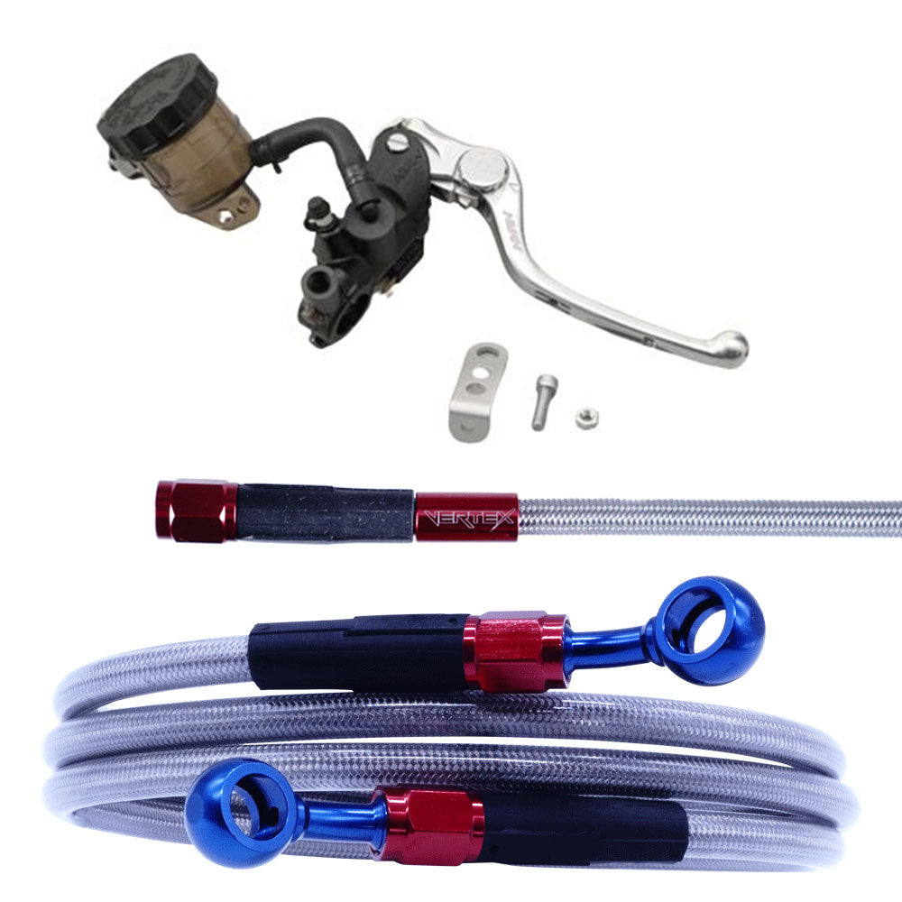 FZR750 メッシュ ブレーキホース マスターシリンダー　セット