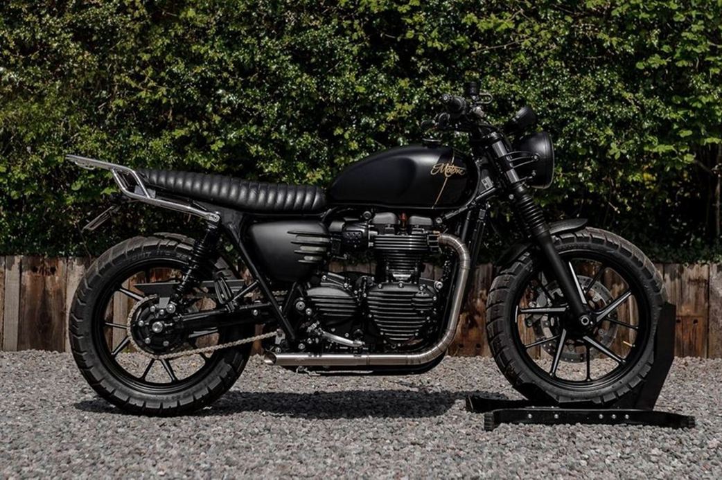 リアラック グランドツアラー ポリッシュ 1個 T100/T120 スピードツイン900 スクランブラー900