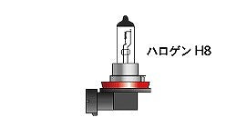 H8 12v 35w クリア