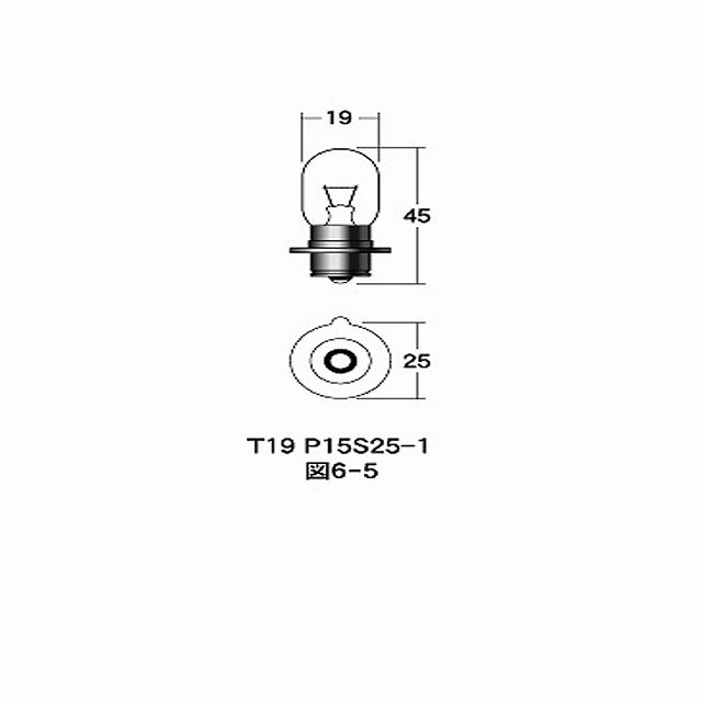 12v18w T19 P15S25-1
