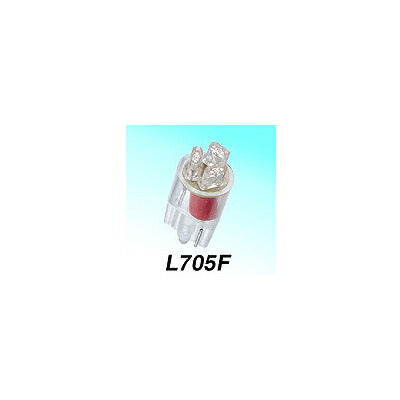 L-Beam 12V Wedge Blue 3-LED Bulb