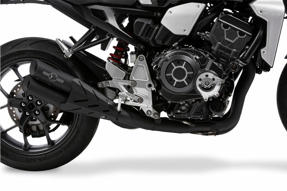 フルエキゾースト マフラー クロスショート ツイン ブラック CB1000R