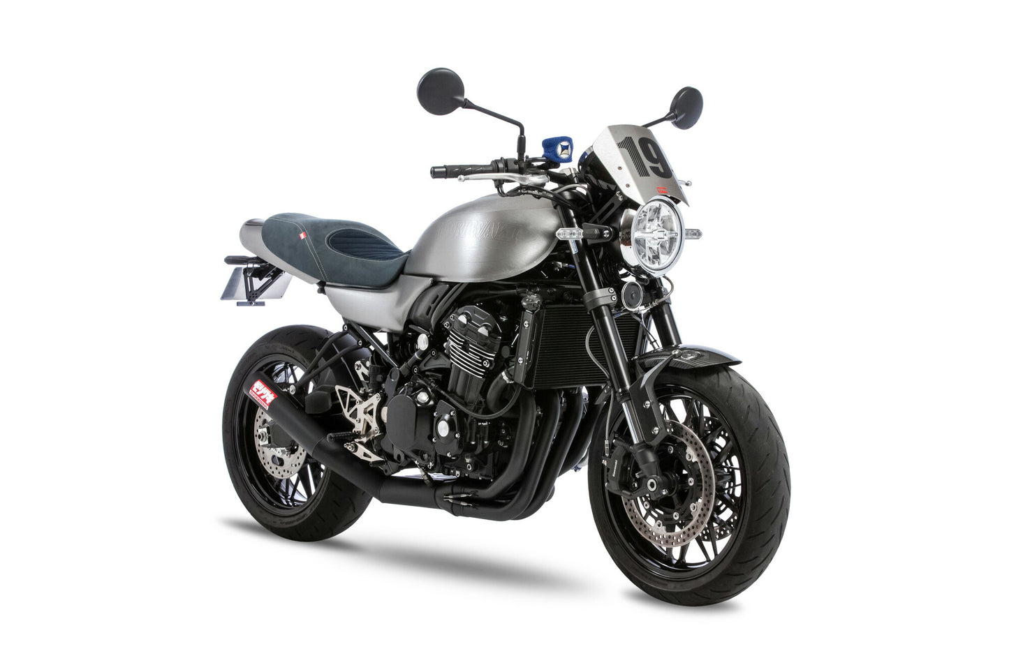 Muffler One-Piece Black Z900RS/CAFE