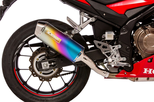 Slip-on Exhaust Muffler MX ANO/Anodized Titanium CBR400R 400X