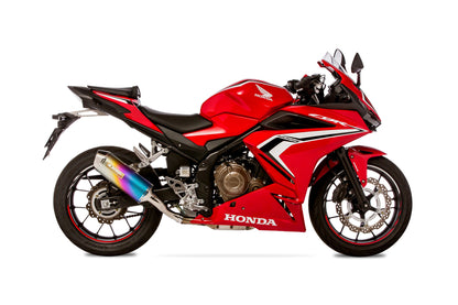 スリップオンエキゾースト マフラー MX ANO/アノダイズドチタニウム CBR400R 400X