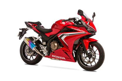 スリップオンエキゾースト マフラー MX ANO/アノダイズドチタニウム CBR400R 400X