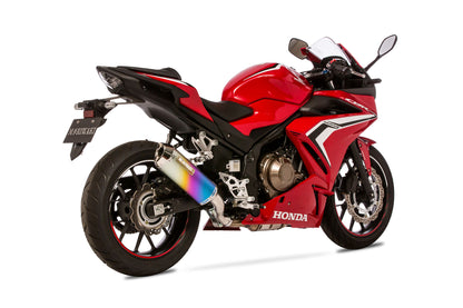 スリップオンエキゾースト マフラー MX ANO/アノダイズドチタニウム CBR400R 400X