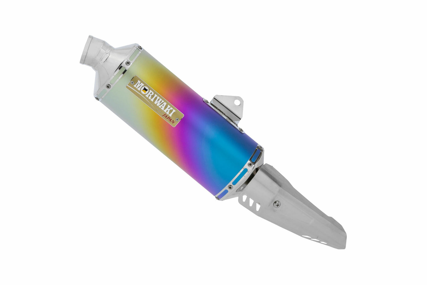 Slip-On Exhaust Muffler MXR ANO/Anodized Titanium Ninja 250/400 Z250/400