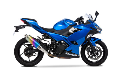 Slip-On Exhaust Muffler MXR ANO/Anodized Titanium Ninja 250/400 Z250/400