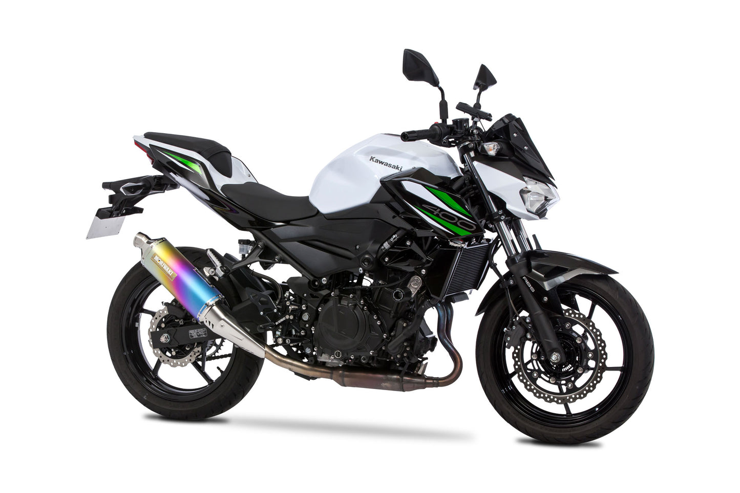 Slip-On Exhaust Muffler MXR ANO/Anodized Titanium Ninja 250/400 Z250/400