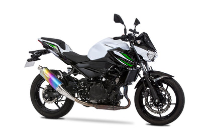 Slip-On Exhaust Muffler MXR ANO/Anodized Titanium Ninja 250/400 Z250/400
