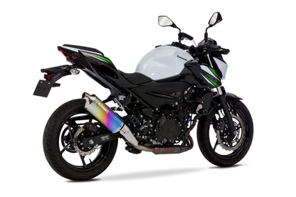 Slip-On Exhaust Muffler MXR ANO/Anodized Titanium Ninja 250/400 Z250/400