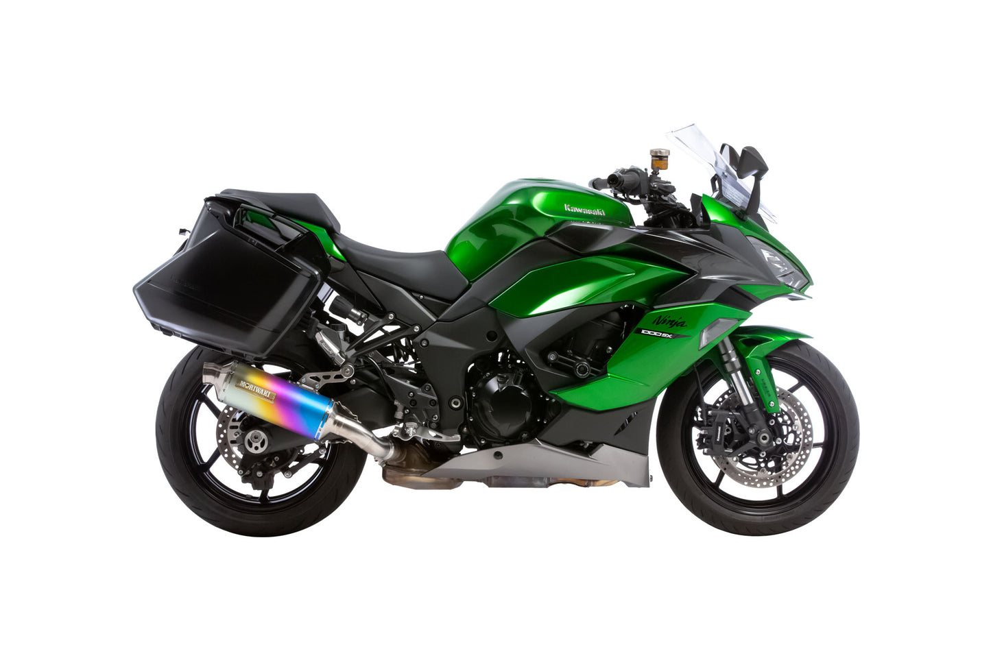 Slip-On Exhaust Muffler MXR ANO/Anodized Titanium Ninja 1000SX