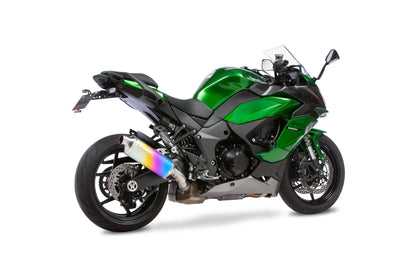 Slip-On Exhaust Muffler MXR ANO/Anodized Titanium Ninja 1000SX