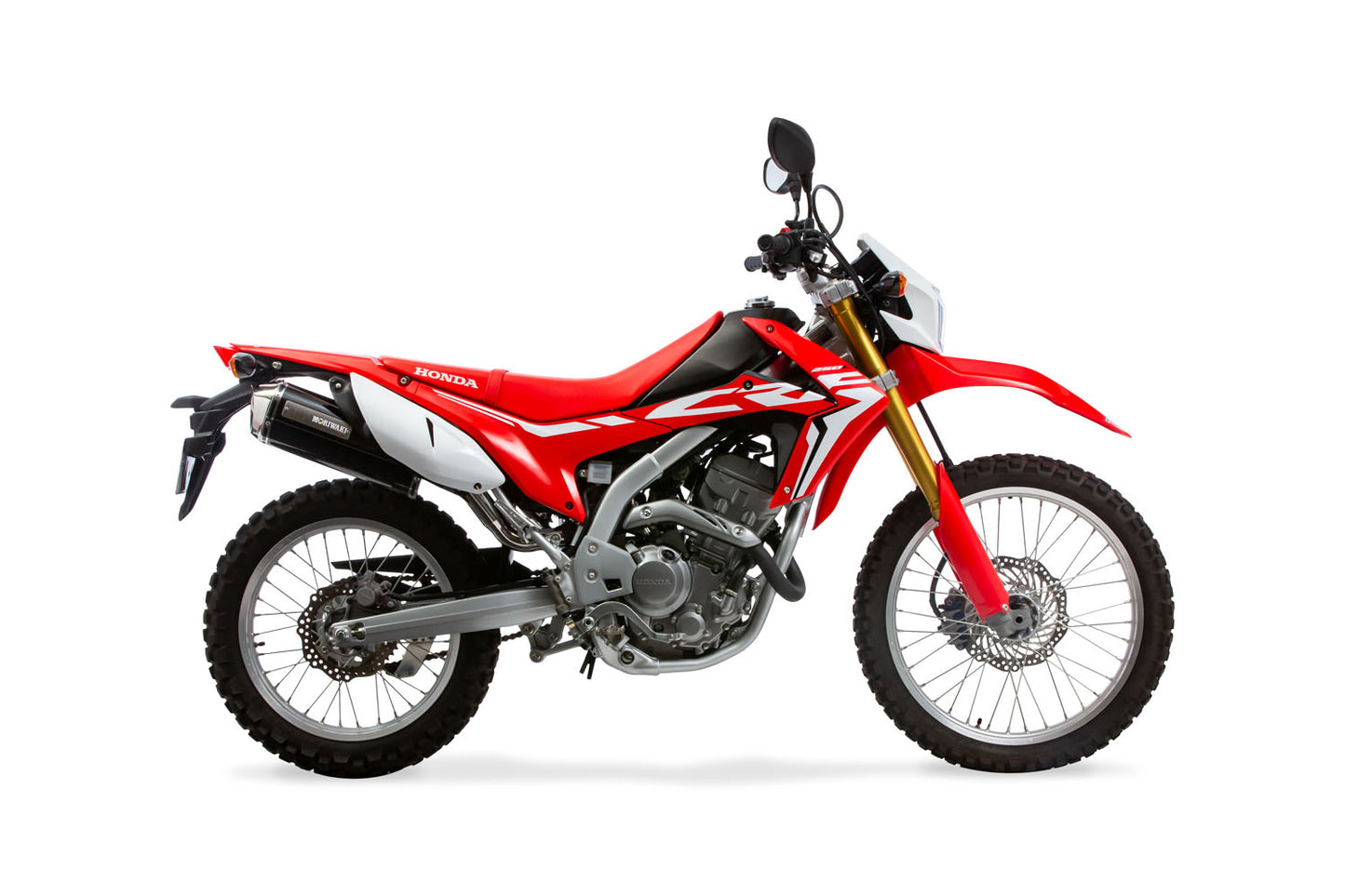 スリップオンエキゾースト マフラー MX BP-X/ブラックパール CRF250L/M/ラリー