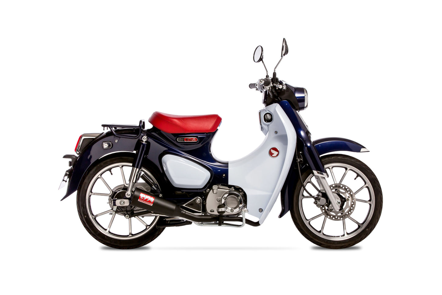 Full Exhaust Megaphone Muffler Black Super Cub C125