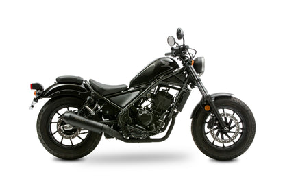 Slip-on Exhaust Muffler Neo Classic Black Rebel 250